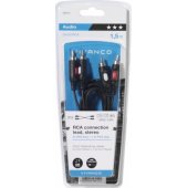 Kabelis 2xRCA - 2xRCA 1.5m (46012)