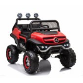 Electric Ride On Mercedes Unimog S Red color