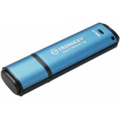 128GB IronKey Vault Privacy 50 USB 3.2 Light Blue