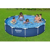 Steel Pro Round Above Ground Pool 3.66 m x 76 cm