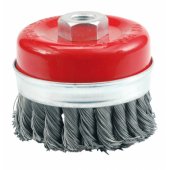Vorel Front brush with threaded braided wire 65mm 06974