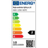 10W A60 E27 3000k Wi-Fi RGB Tuya