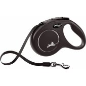 Flexi NEW CLASSIC M STRIP 5m BLACK