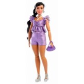 Barbie Barbie Deluxe Style in purple metallic outfit, doll