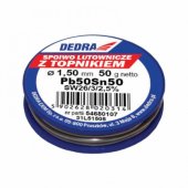 Dedra Lydmetalis su fliusu Pb50Sn50 1,5mm 50g - 31L51505