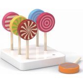 Viga Toys VIGA Drewniane Kolorowe Lizaki Zestaw 6 szt.