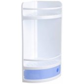 Corner shelf with drawer white White/ Blue