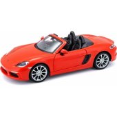 Bburago Porsche 718 Boxster oranžinis 1:24