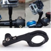 Extended Aluminum Bicycle Holder for GoPro HERO / SJCAM / XIAOMI