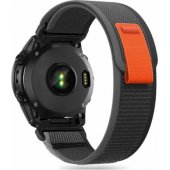 Nailoninis Garmin Fenix 3/ 5X/ 3HR/ 5X Plus/ 6X/ 6X Pro/ 7X juodai oranžinis