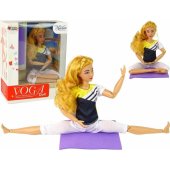 Baby Doll Yoga Mat Long Blonde Hair