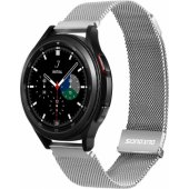 Magnetinis dirželis Galaxy Watch / Huawei Watch/ Honor Watch 20mm, sidabrinis
