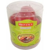 Candles Ball Dark Red Ø4.5x3cm 8pcs