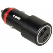C-20 Car Charger 48W USB-A + USB-C Black