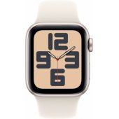 Watch SE (2024) Cellular 40mm Starlight/ Starlight Band - S/ M