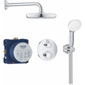 Grohtherm Perfect shower set with Tempesta 210 Chrome