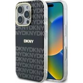 „Repeat Texture Pattern With Stripe Case iPhone 16 Pro Max“, juodas