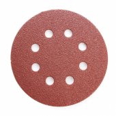 Klingspor lipnusis popierinis šlifavimo diskas 125mm grūdėtumas 80 5 vnt. - 45295