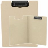 Clipboard Board With Cover Metal Clip A4 Plastic Office Beige