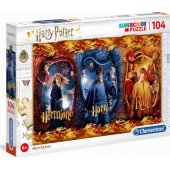 Clementoni Puzzle 104 pieces Hermione, Harry, Ron. Harry Potter