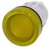 Siemens indikatoriaus galvutė 22 mm, geltona (3SU1001-6AA30-0AA0)
