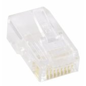 Connector RJ45 Cat5e 20-pack transparent