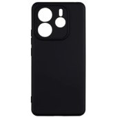 Silikoninis dėklas Xiaomi Redmi Note 14 5G, juodas