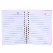 Holographic Scales Lined Notebook Pink A6 80 Sheets
