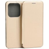 "Book Magnetic Case Xiaomi Redmi Note 14 Pro Plus 5G", auksinė