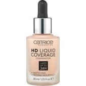 Catrice HD Liquid Coverage skystas makiažo pagrindas 010 Light Beige 30ml