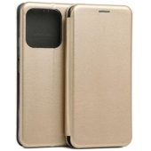 Knyginis magnetinis dėklas Motorola Moto G05, auksinis