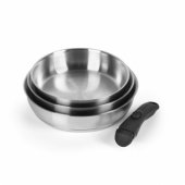 RH04033 Nerūdijančiojo plieno 4 dalių Smart Clip Fry