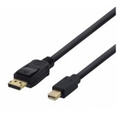 Cable DisplayPort Mini DisplayPort 1.2 4K 30Hz 1m Black