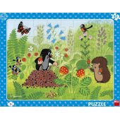 Dino Frame Puzzle 40 pc, Mole on a Strawberry