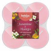 Tealights 8pcs Ø5.5cm Jasmine&Mango