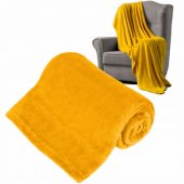 Fleece blanket 150x200cm Yellow
