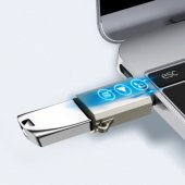Adapteris S-H151 USB-C USB-A Pelēks