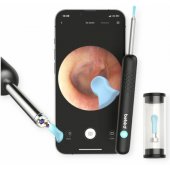R1+ Otoscope with Ear Cleaning Camera Black