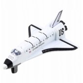 Spaceship Metal Pull-Back Opening White