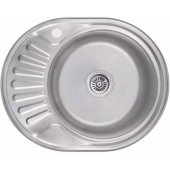 Sink 57x45x18cm Right Silver
