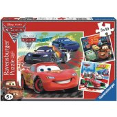 Ravensburger dėlionė 3x49 Cars 2 2011 - 092819