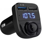FM Car Transmitter USB/ SD Black
