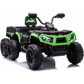 Quad ATV 6 Wheels With Trailer JC606 24V 4x4 Green