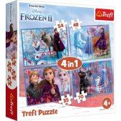 Trefl Puzzle 4in1 Ice Age 2 (Frozen 2) - Journey into the unknown