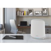 NETGEAR Orbi WiFi6 Tri-Band Mesh System Set of 3, Mesh Router (white)