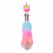 Unicorn Fur Ballpoint Pen Donut Fur Color 0.7mm Mix