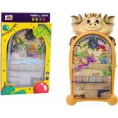 Arcade Game Pinball Dinosaurs Dragon Stand Beige