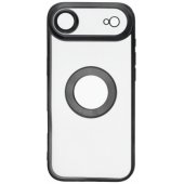Glam dėklas iPhone 17 Air, juodas