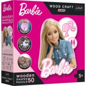 TREFL BARBIE Wooden puzzle - Barbie, 50 pcs