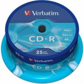 CD-R 700MB x52 Extra Protection Cake Box 25
